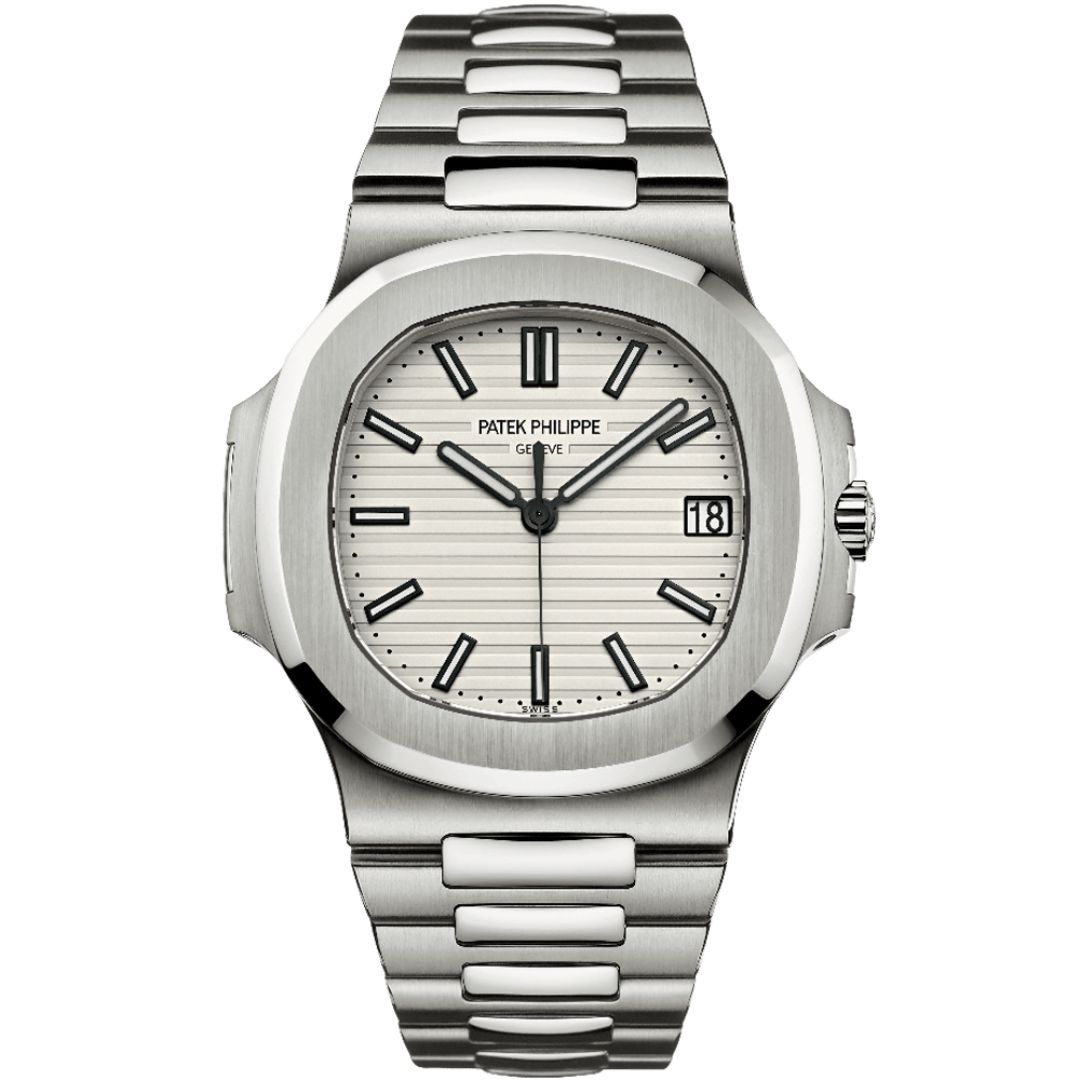 Patek Philippe Nautilus 40mm 5711/1A-011 White Dial on Bracelet