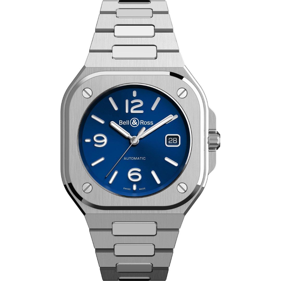 bell & ross br 05 blue steel 40mm br05a blu st/sst