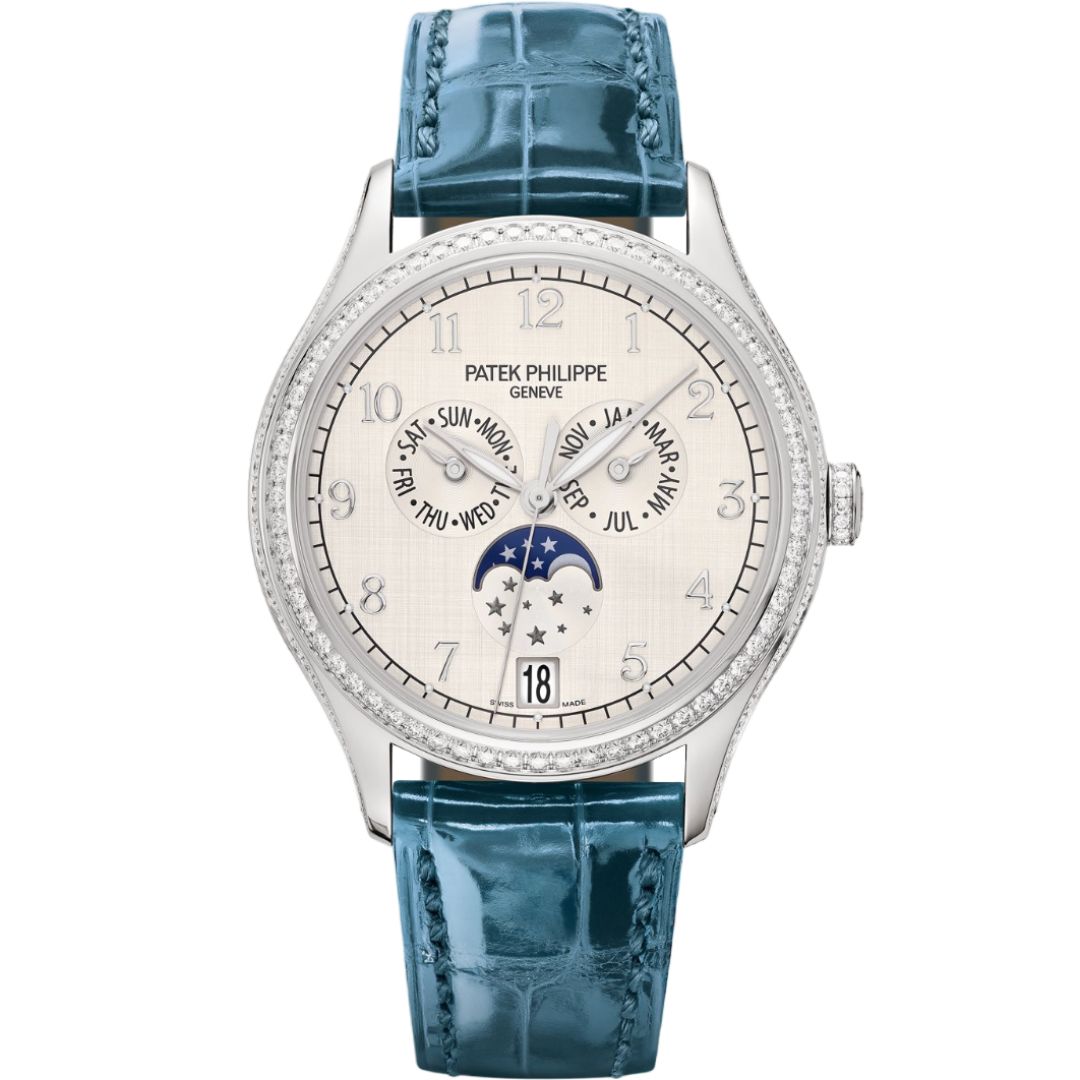 Patek Philippe Complications 38mm 4947G-010 Silver Dial on Strap