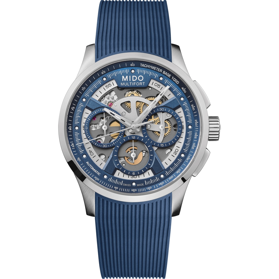 Mido Multifort Skeleton Chronograph 43mm M0386621704000