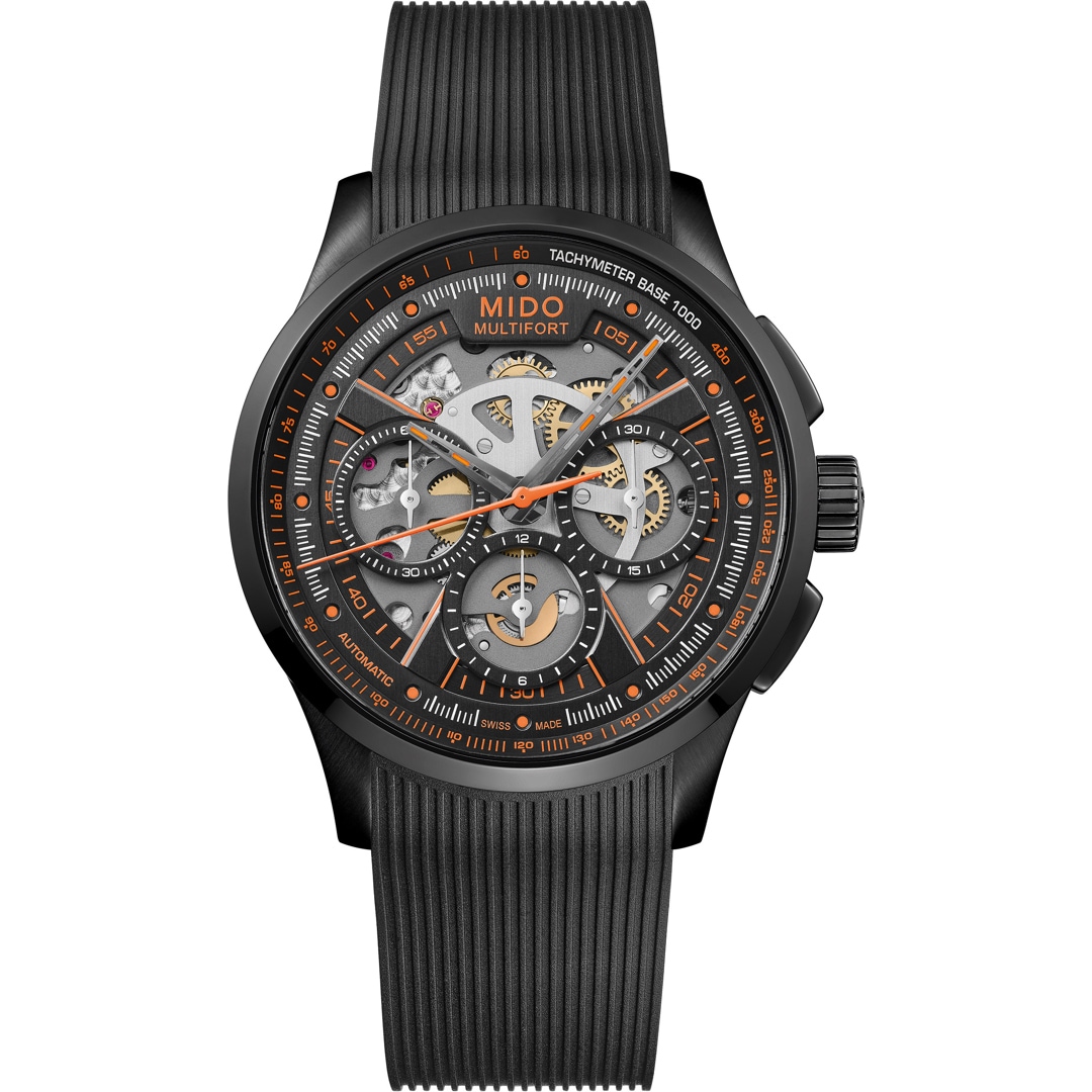 Mido Multifort Skeleton Chronograph 43mm M0386623705000