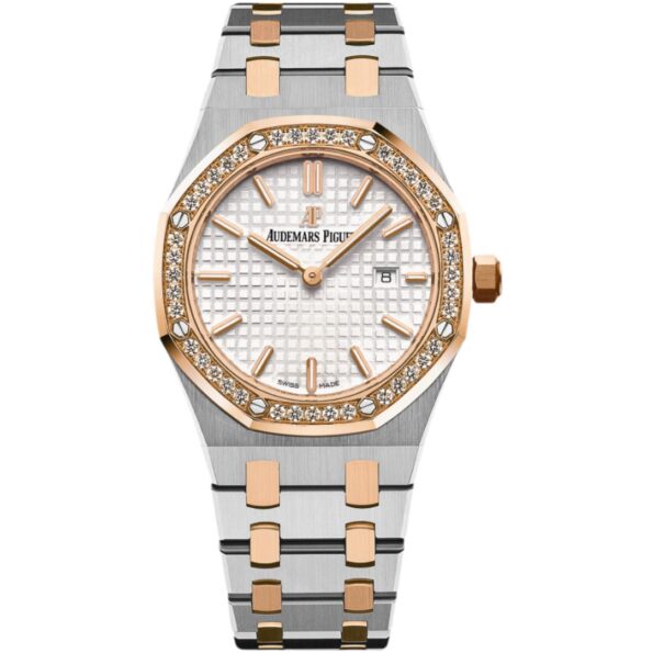 Audemars Piguet Royal Oak 67651SR.ZZ.1261SR.01 Stainless Steel Rose Gold Silver Dial