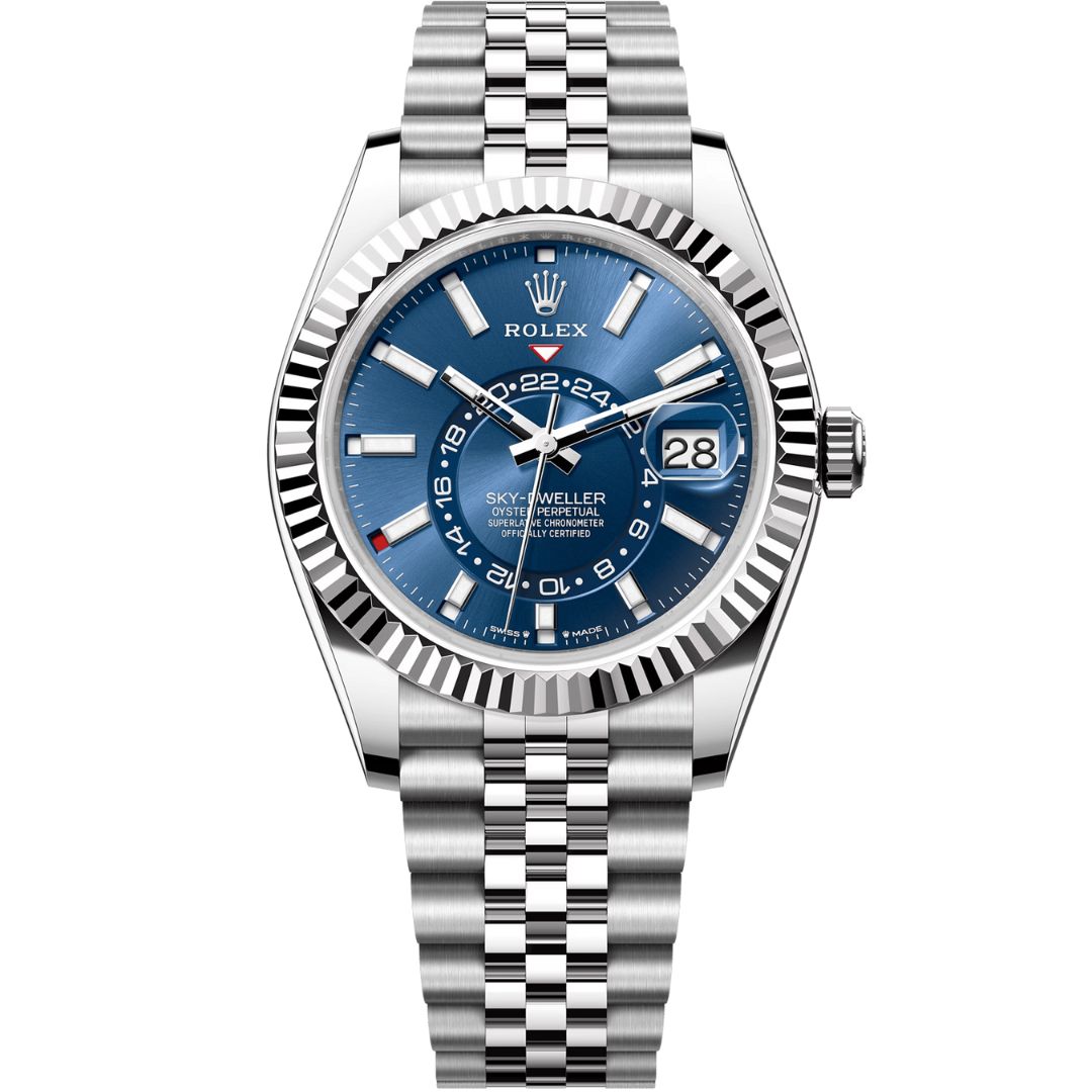 Rolex Sky-Dweller 42mm 336934-0006 Stainless Steel Blue Dial Jubilee