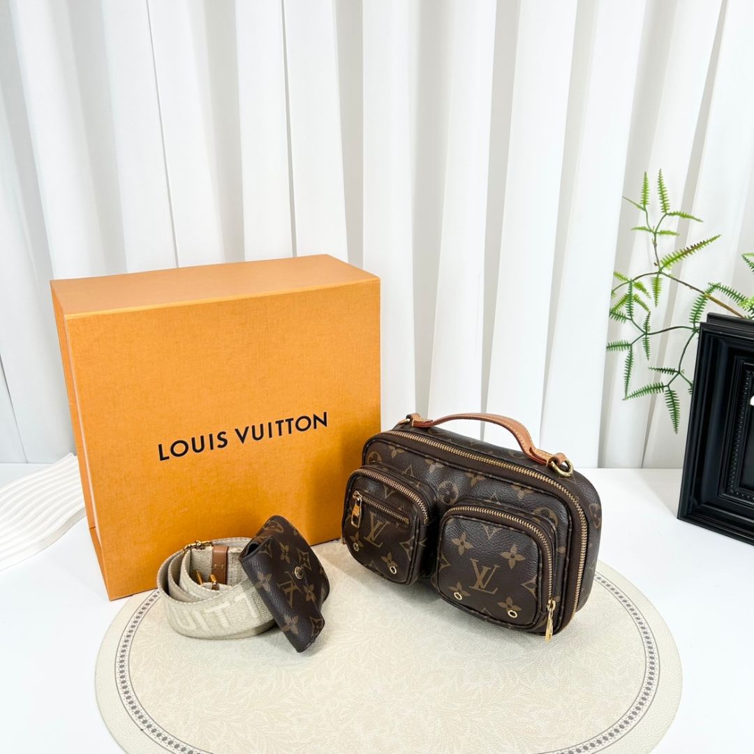 Louis Vuitton Utility Crossbody Bag Monogram Canvas
