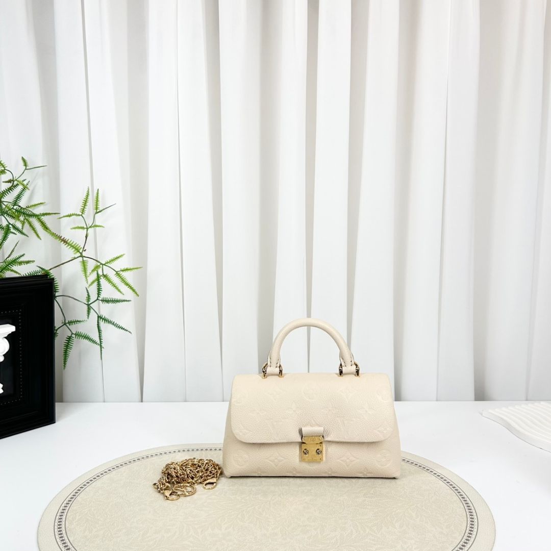 Louis Vuitton Nano Madeleine Cream Monogram Top Handle Bag