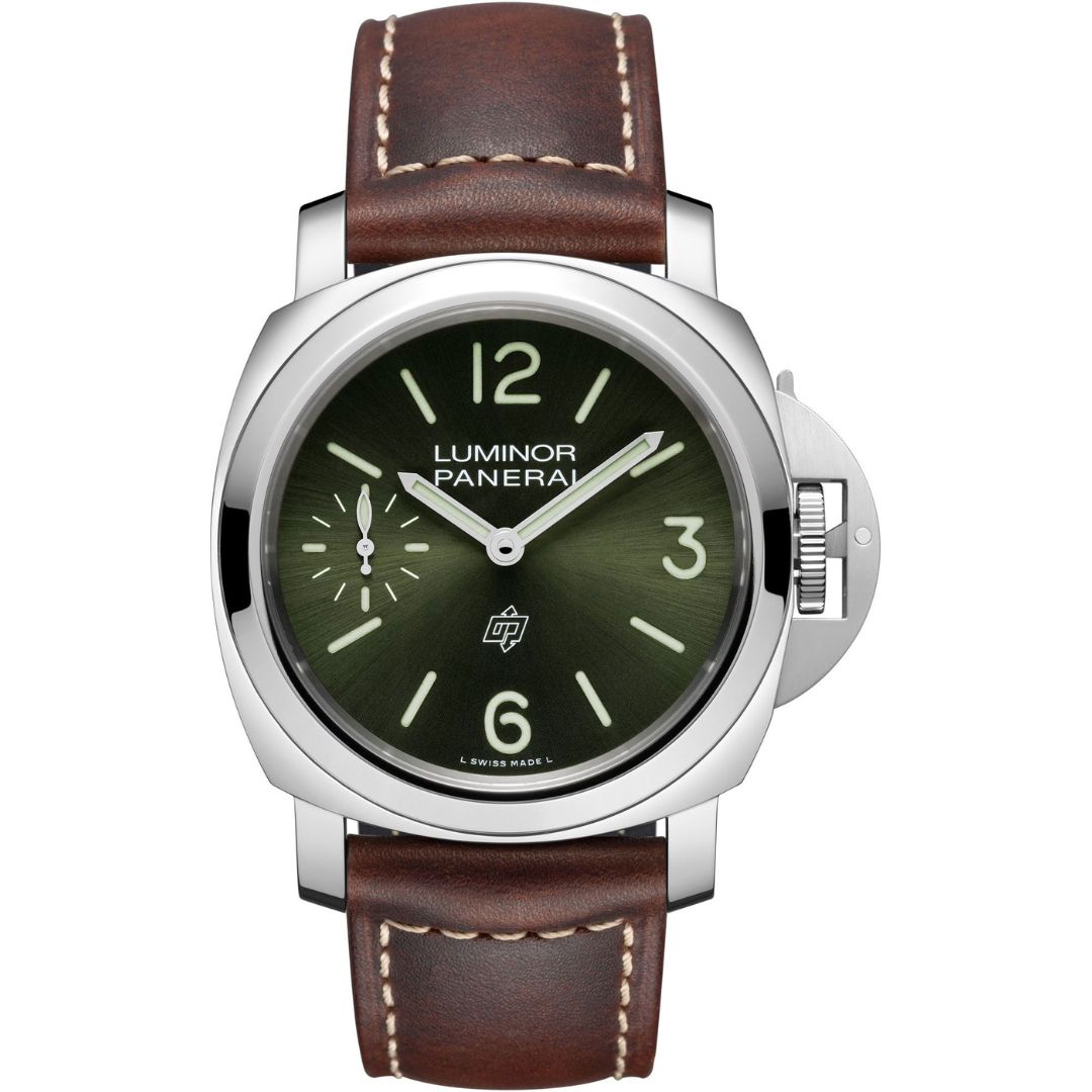 Panerai Luminor Logo PAM01624 Stainless Steel Green Dial