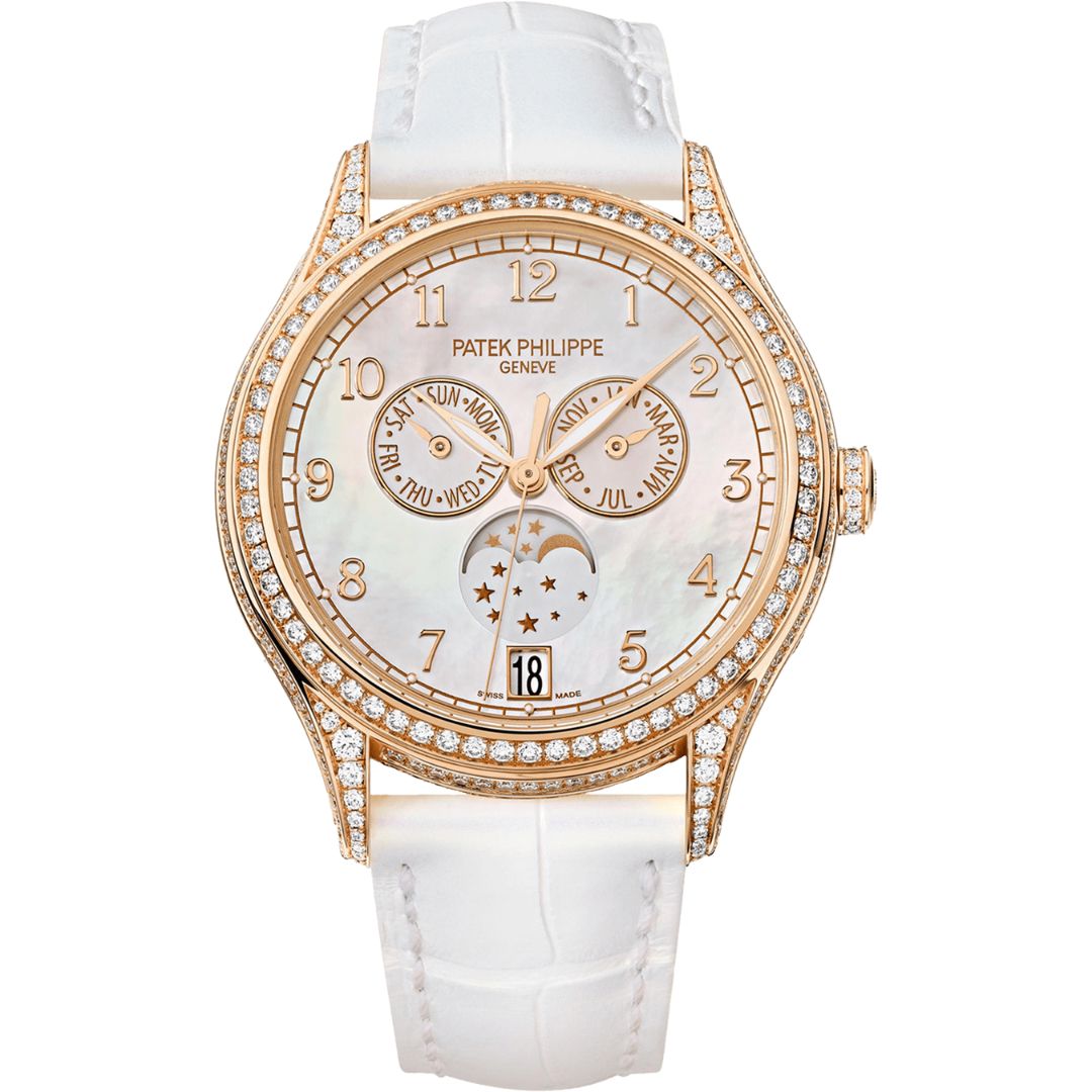 Patek Philippe Complications 4948R-001 Rose Gold Mother of Pearl Dial