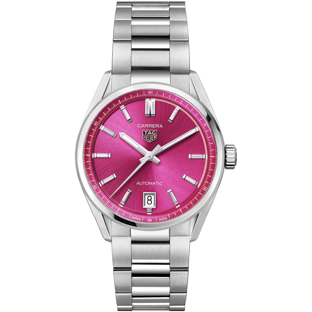 Tag Heuer Carrera Date WBN2313.BA0001 Stainless Steel Pink Dial